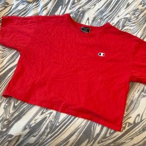 Champion cropped t shirt